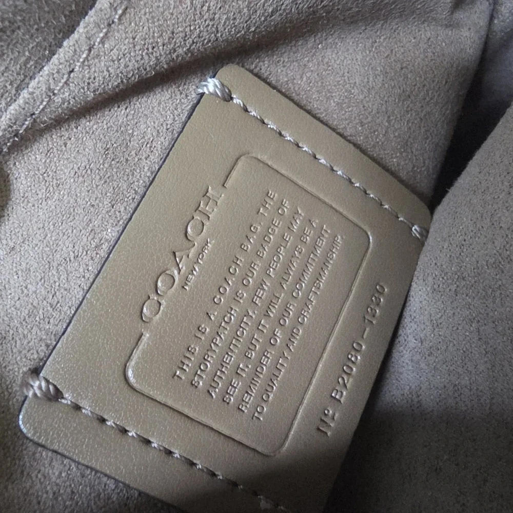 Coach Remi Saddle Bag in Colorblock Taupe Multi featuring refined pebble